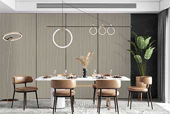 绍兴轻奢风格-餐厅