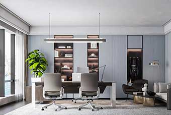 绍兴轻奢风格-书房