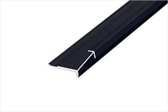 绍兴航空纤维墙咔铝合金阳角线（哑黑氧化）