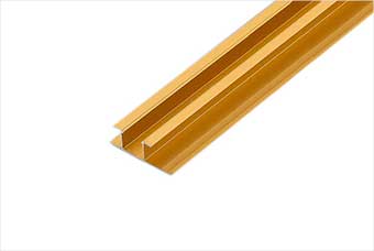 绍兴航空纤维墙咔铝合金带灯中条（钛金氧化）