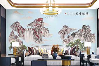 绍兴森佰汇航空纤维墙咔（鸿运当头）